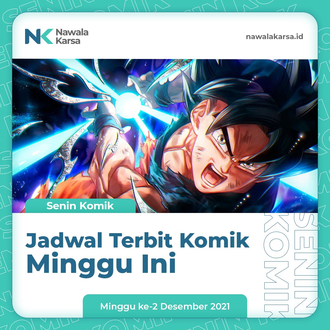 dotplus_id's tweet photo. #SeninKomik balik lagi, saatnya semangat di minggu kedua Desember!
#jadwalterbit #komik #NawalaKarsa https://t.co/qYoXFbB6B5