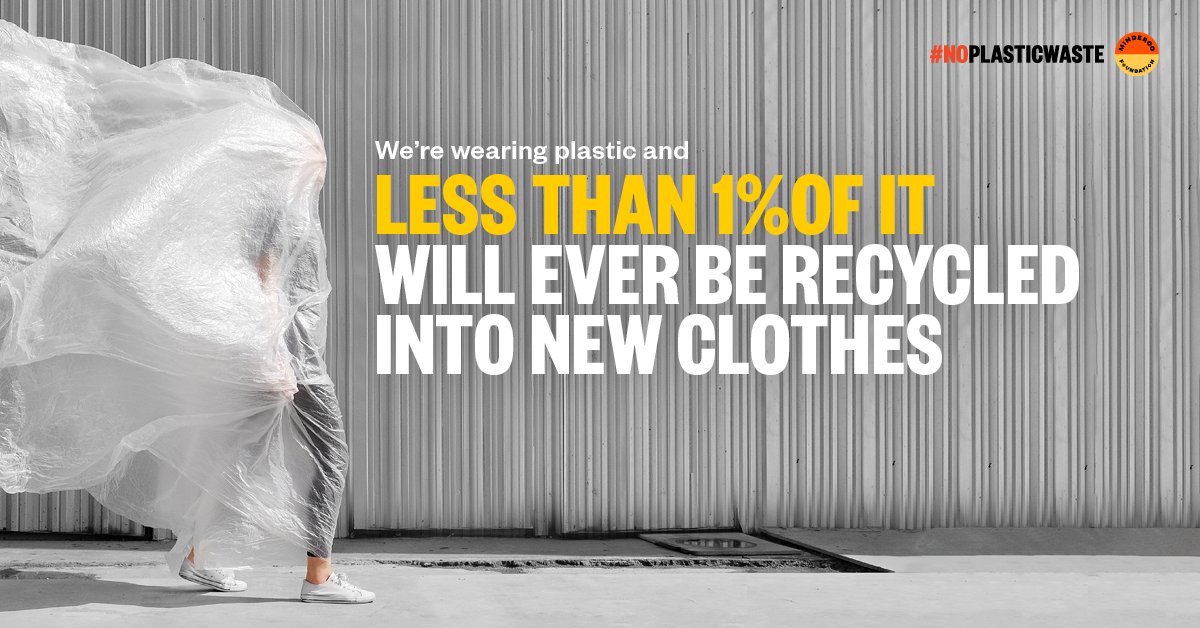 Once more for those at the back: clothing 👏 shouldn't 👏 be 👏 disposable.

Let's find out how the #fashionindustry is exacerbating the already dire #plasticcrisis. 👇