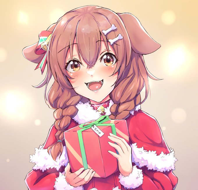 Christmas Doggo 🎁

Art trade with @siruha_253 

#できたてころね 