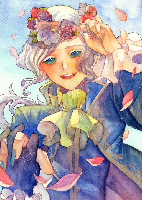 この時の水彩の塗りはもうできない気がするんよな〜〜 