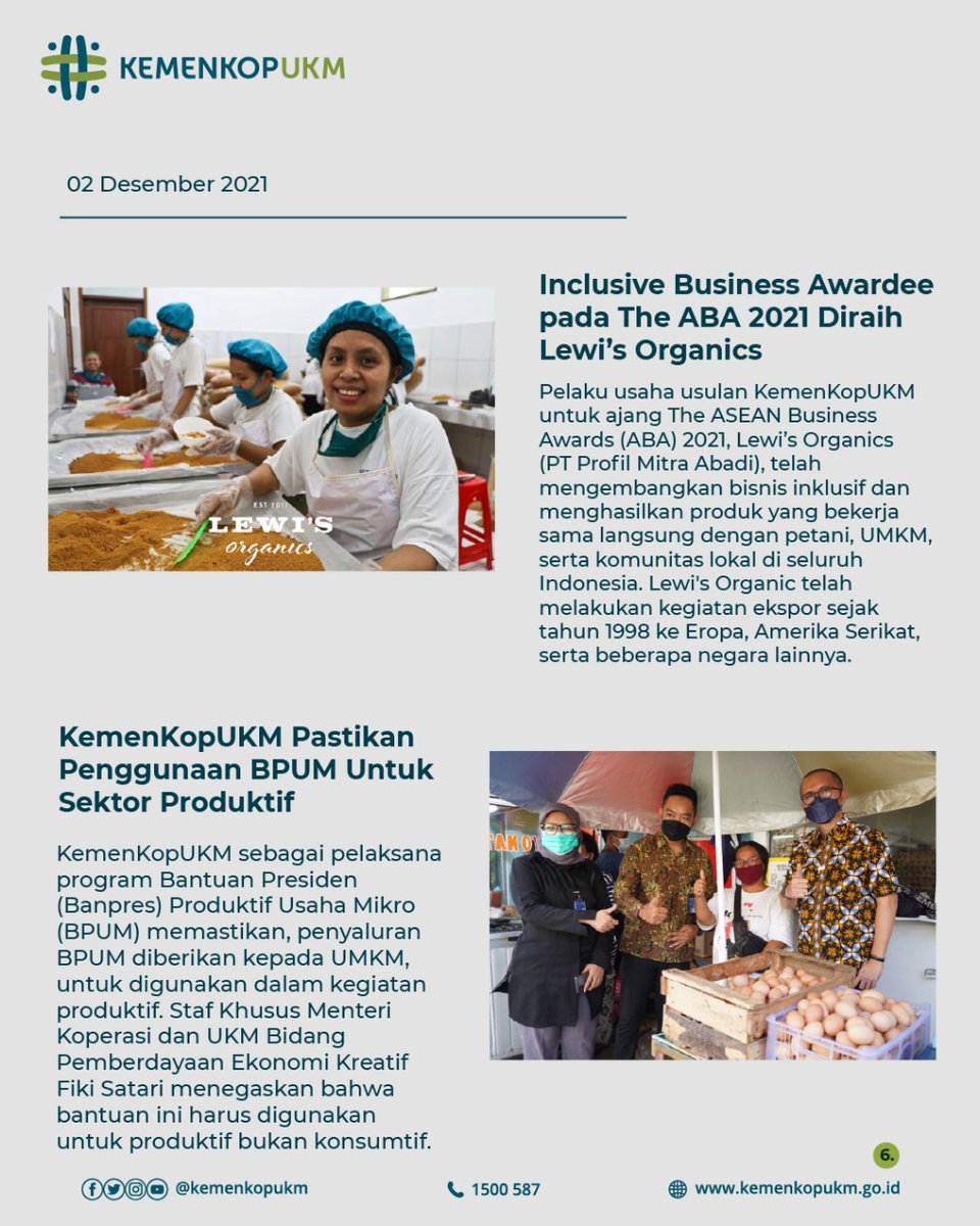 kemenkop_'s tweet photo. Seperti capaian @smescoindonesia x Kimia Farma yang berhasil membukukan transaksi sebesar Rp3 miliar, penggunaan #BPUM sebagai program bantuan produktif, dan masih banyak lagi.
#KemenKopUKM
#UMKMBangkit
#KoperasiKeren
#IndonesiaMaju https://t.co/zrnHYqVAZV
