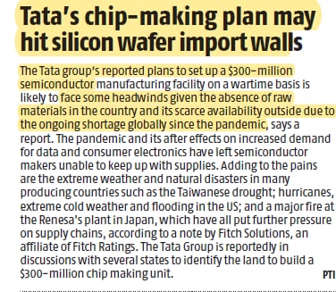 financial_monk's tweet photo. Is #Tata facing some headwinds in their $300 million semi conductor plan ? https://t.co/Dt6UWSNBlQ