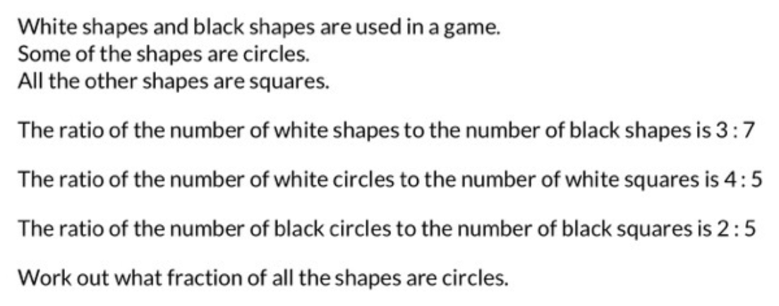 Frensham_Maths's tweet photo. Here's a good example of the increase in ratio and proportion content in the new Maths GCSE. Have a go, answer next week. https://t.co/RnUoZGevAc