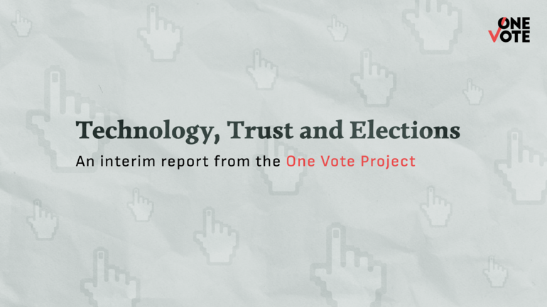 One Vote projects calls upon the Election Commission to critically examine societal impact of e-voting. 

Read One Vote's election tech report at hasgeek.com/onevote/annual… 

Join the pre-conference webinar on 10 Dec - hasgeek.com/onevote/annual…
<a href="/Article21_Ind/">Article 21 Trust (India)</a> <a href="/kaarana_/">Kaarana</a> <a href="/pivotpk/">pivotpk</a>