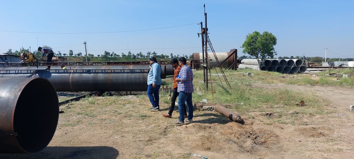 mb_telangana's tweet photo. #MissionBhagiratha teams inspecting 
1. CE Sri G.Chenna Reddy Sir   @ #patighanpur yard  #wanaparty project.
2. Sri N.Raghuveer SE #Sangareddy @ villages in #Medak Segment
 @SmitaSabharwal @DayakarRao2019 https://t.co/H0JJhXiP4F