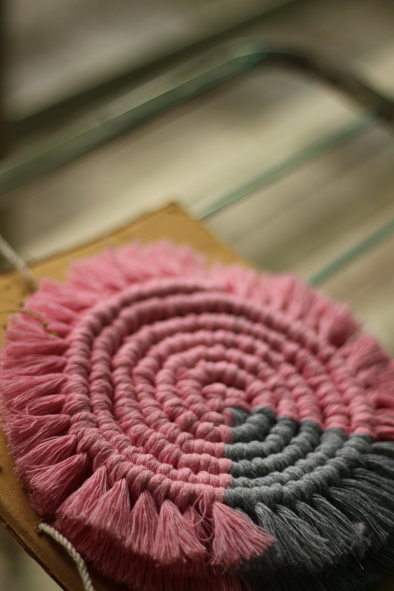 sin_ruby's tweet image. Launching the dual tone macrame coasters. Can be used in multiple ways, as a coasters, to keep your planters and any other imaginable placeholder.
Perfect for holiday season gifts. Club them with similar coloured keychains 2 make it a complete gifting combo.
DM to order #coasters