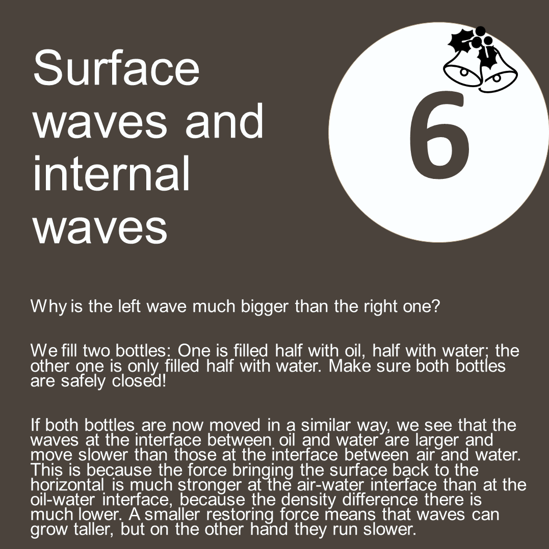 iEarth_no's tweet photo. Today, in experiment 6 of our "24 days of #iEarth4U: We'll investigate the difference between surface and internal waves. Have fun! #KitchenOceanography #iEarth https://t.co/xg4NjFLi3T