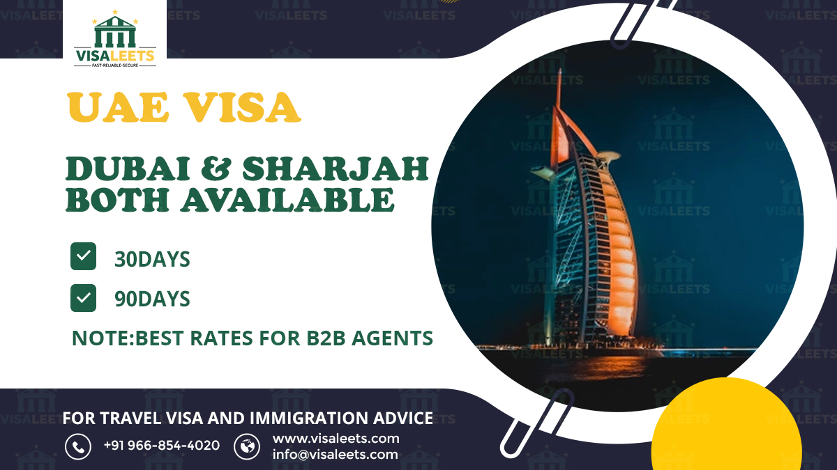 Visaleets is currently providing guaranteed UAE 30 days and 90 days visas to its clients all around the globe! 

Get your Travel Visa and Immigration Advice:
visaleets.com
info@visaleets.com
9668544020
#visaleets #dubaivisafromindia #dubaivisa #visatouae #dubai2020expo