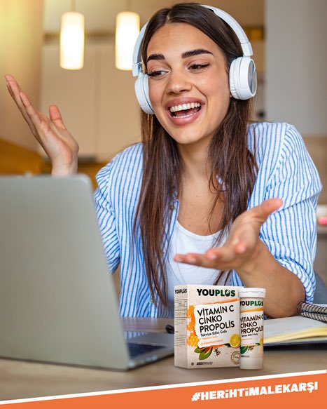 youplus_tr's tweet photo. Online toplantı rekoru kırma ihtimalin var.🧡

Youplus C Çinko Propolis bağışıklık sisteminin normal fonksiyonuna katkıda bulunan C vitamini ve Çinko içerir.

#HerİhtimaleKarşı #Abdiİbrahim https://t.co/s1YhDMElbh