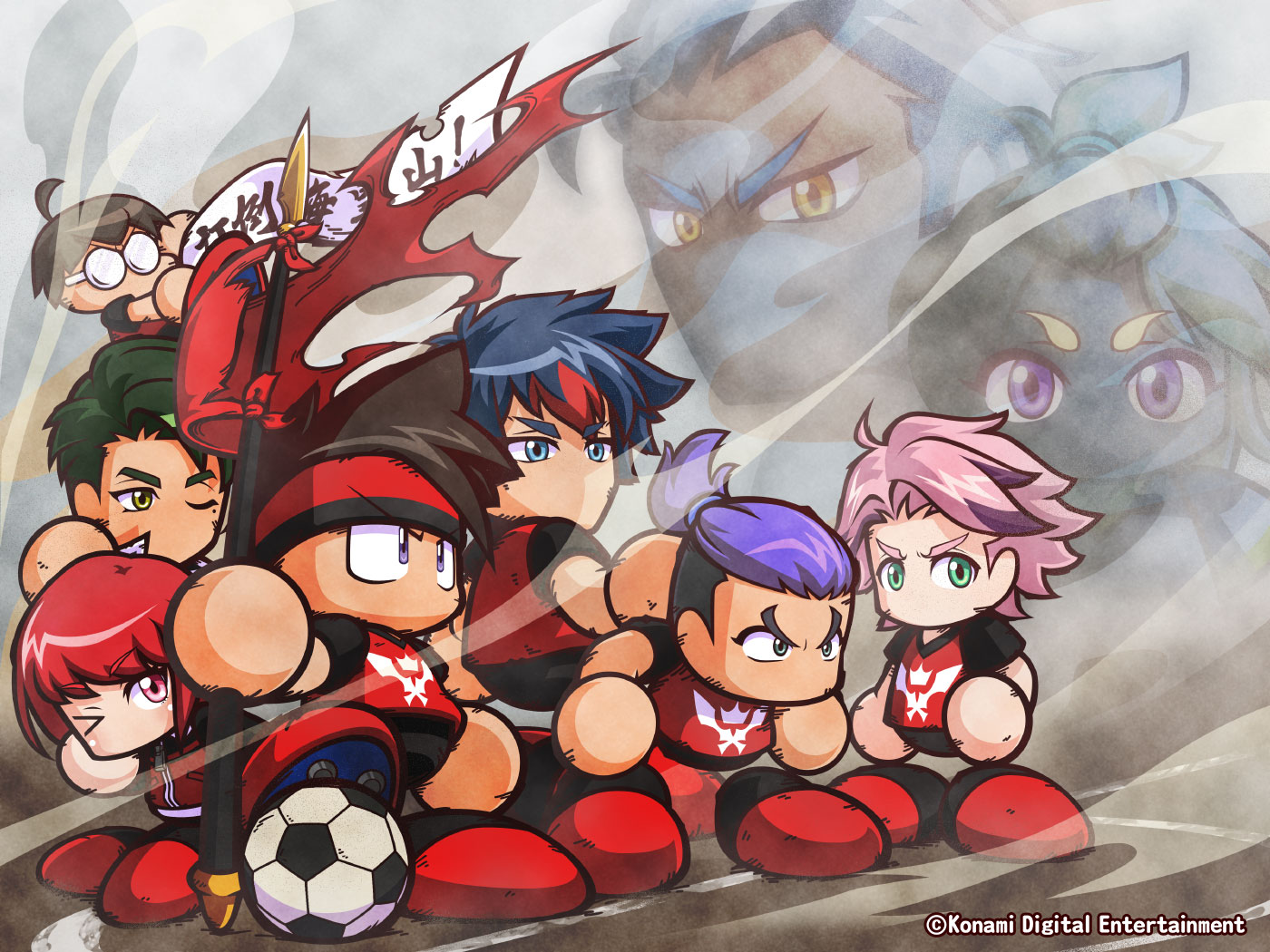 Twitter 上的 実況パワフルサッカー パワサカ 公式 パワサカ制作チームから イラストが届いたでやんす 地区大会で毎年海皇山に負け続けているオイラたちでやんすけど 今年こそは勝利を掴んでみせるでやんす 矛冠の快進撃 始まるでやんす パワサカ