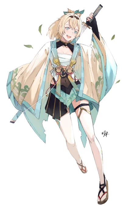 ござる!
#いろはにも絵を 