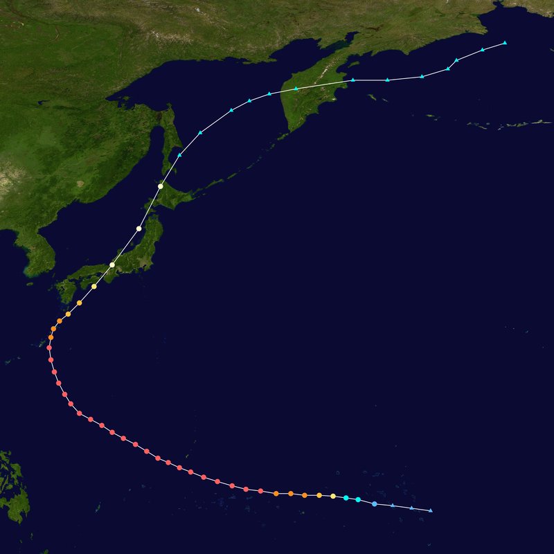 CycloneAnalyser's tweet photo. #CycloneFacts
Between September 9-14,1961 #SuperTyphoon #Nancy held it's Category 5 status for 132 hours, making it the longest C5 status cyclone in world. It have a Wind Speed of 360 Kph & a Pressure of 885 mb,with a forward speed of 100 kph,one of the fastest forward speed. https://t.co/r4QMxe1gDp