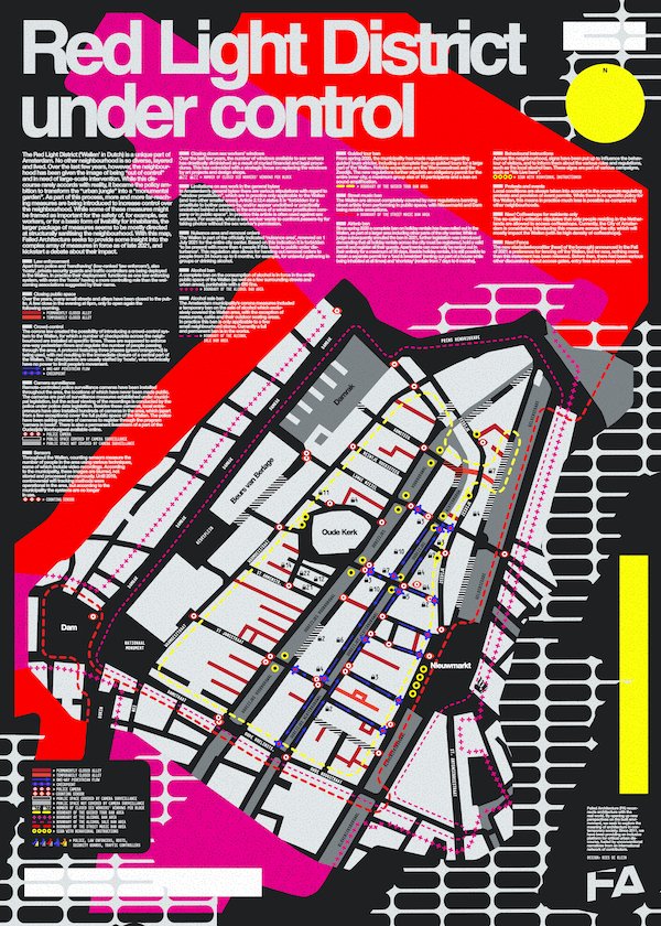 FailedArch's tweet photo. Failed Architecture's new map of Amsterdam's Red Light District shows the growing complexity of the many control measures imposed with the aim to structurally sanitise this famous neighborhood

https://t.co/hyPS1ot6cW https://t.co/GRTsQODXhO