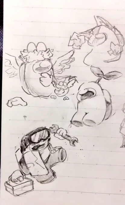 息抜きで落書きぐらいあげちゃっても大丈夫だよね( ' ཫ ` )?(画面汚くてゴメンネ)

数ヶ月アイビスいじってないからデジタルで描きたくなるッッ( っ゜、。)っ 
 #AmongUs 