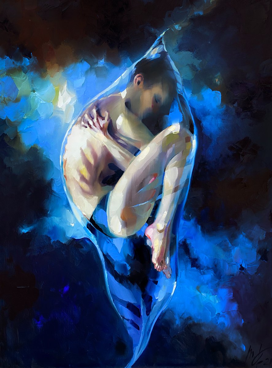 Cosmodreams_art's tweet photo. #Chrysalis (2021, oil on canvas) is about an intention to feel comforted and safe, or about transformation? Author #marinaferodova for #Cosmodreams
Explore more Marina’s works 👉 https://t.co/YsQVAEMPMh
#cosmodreams_art #contemporaryart #art #oilpainting 
#chrysalis https://t.co/jbkBiV97LZ