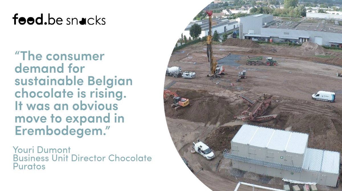 food.be (@food_be) on Twitter photo Belcolade🍫, the chocolate division of <a href="/PuratosGroup/">Puratos Group</a>, is investing 120 million euros in its production plant in Erembodegem. Jean-Philippe Michaux, CFO: “Importantly, it will also be an exemplar of sustainable chocolate production” #FoodBESnacks food.be/stories/purato… Belcolade🍫, the chocolate division of <a href="/PuratosGroup/">Puratos Group</a>, is investing 120 million euros in its production plant in Erembodegem. Jean-Philippe Michaux, CFO: “Importantly, it will also be an exemplar of sustainable chocolate production” #FoodBESnacks food.be/stories/purato…