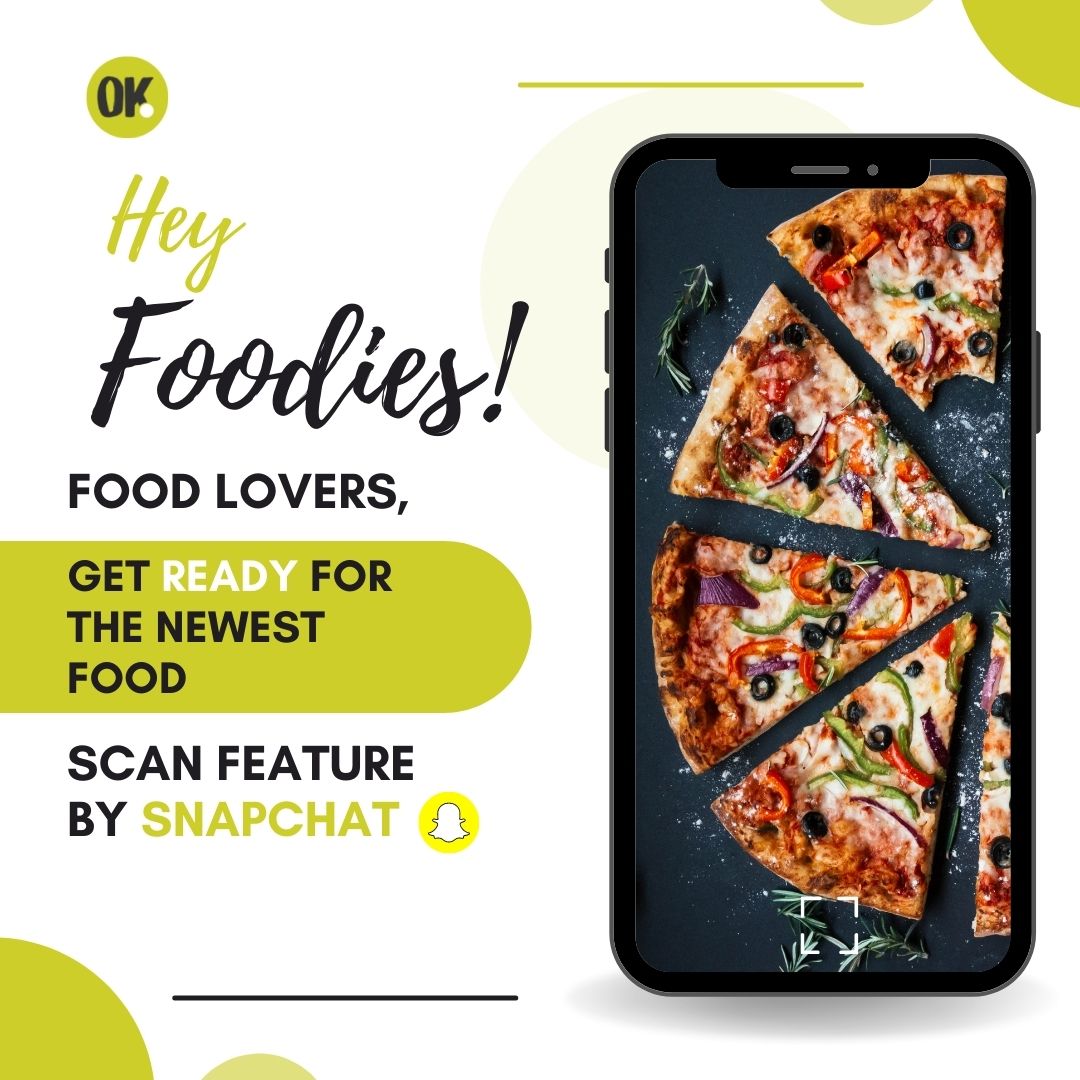 okdotAus's tweet image. Based on images of food, Snapchat has announced its new snapchat food scan feature. 

The food Scan feature will enable users to find recipes from Allrecipes based on more than 1,200 ingredients.

#snapchat #snapchatfeature #foodscan #okdot