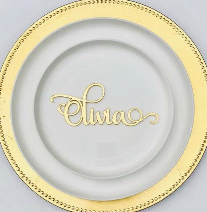 13002invite's tweet photo. Weddings are back!

Style your tables to perfection with laser cut names 😍

#wedding #weddings #weddingstyling #placecards

https://t.co/fyH63YZtEI https://t.co/DDtWbpUCim
