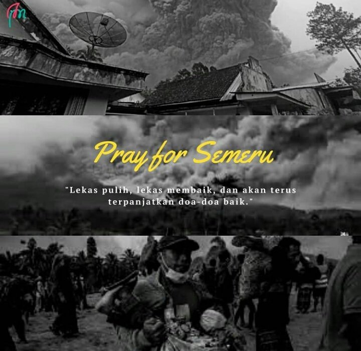 pucukmera's tweet photo. Lekaslah reda, duhai duka di kaki gunung semeru.

#Semeru
#ErupsiSemeru https://t.co/FWb2eFFm2x