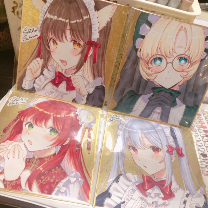 【🔔色紙販売告知】
今夜12月6日(火)23時〜、ミニ色紙原画販売を行います。
販売はラクマにて↓
https://t.co/fhOGl13f9q

※23時になり次金額を変更いたします。
※お一人様1点まで。 