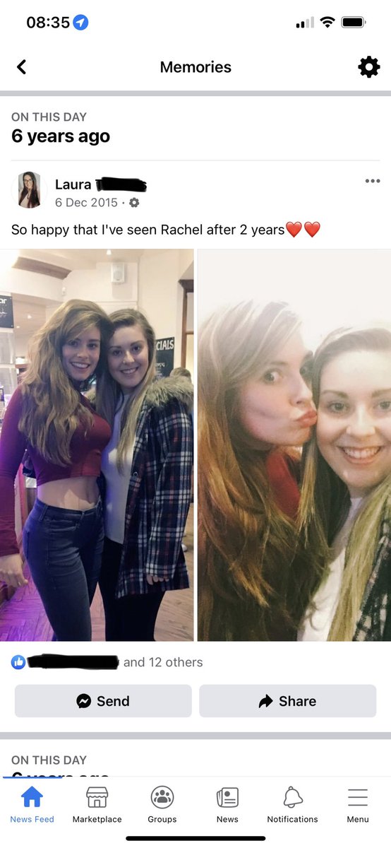 Look what popped up on my memories <a href="/RachelShenton/">Rachel Shenton</a> how’s it been 6 years 😱❤️