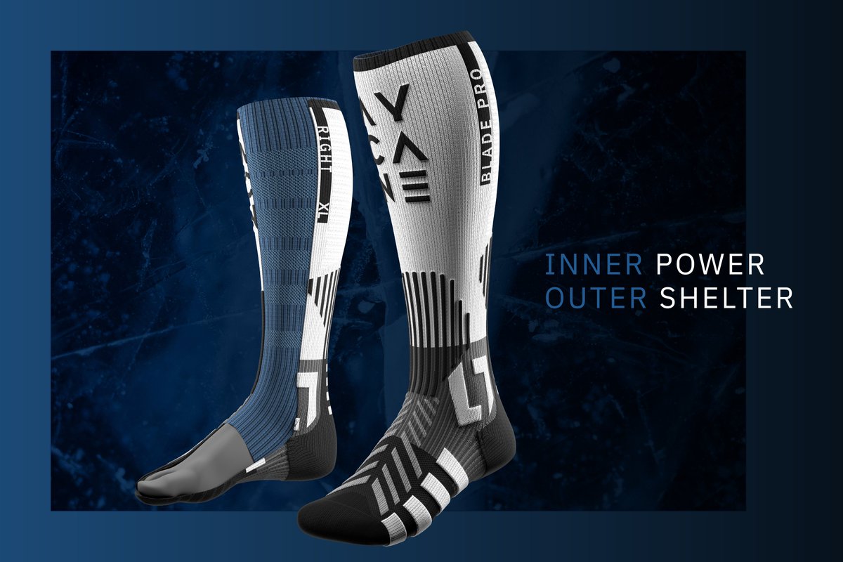 🛡️ PROTECT YOUR FEET. 🏒 CHANGE YOUR GAME. ⇾ Cut-resistant on the outside, super lightweight lining on the inside. 
#hockeyskatesocks #hockeysocks #hockeyapparel #cutproof #AYCANE #JoinTheCircel #hockeygram #hockeylife #hockeymum #hockeydad