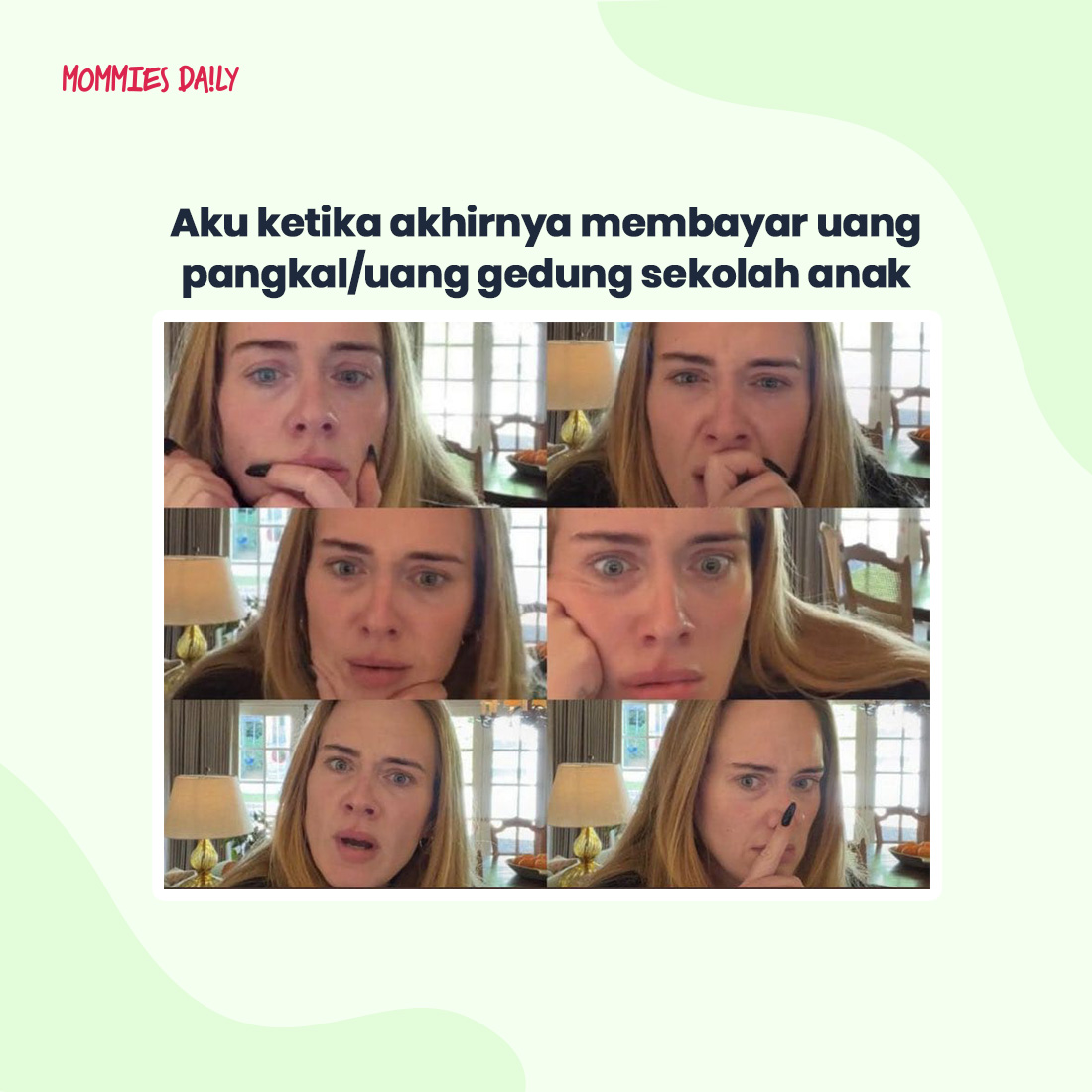 mommiesdaily's tweet photo. Buibu yang abis bayar uang pangkal sekolah anak mana suaranya? Rekening rasanya legaaa banget ya kayak rumah baru🤣

#MDFunTime https://t.co/uO2EX0ECOz
