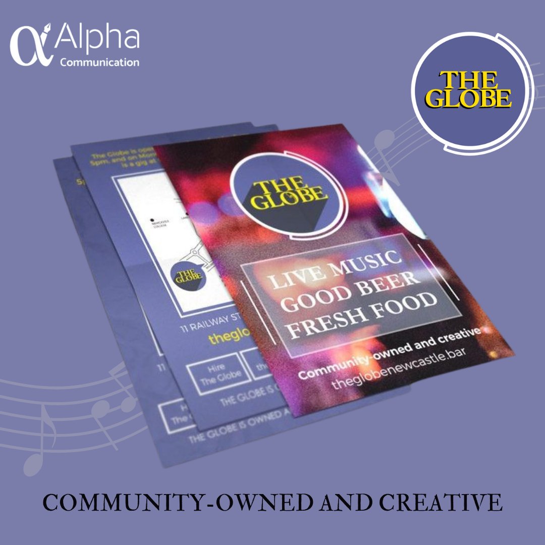 This week’s #casestudymonday is dedicated to
<a href="/theglobene4/">The Globe, Newcastle</a> music venue. We were asked to design a new brand and website for The Globe, settling on a combination of stunning gold, sharp purple, and a gorgeous deep grey for the brand colours.

#brand #website #graphicdesign #music