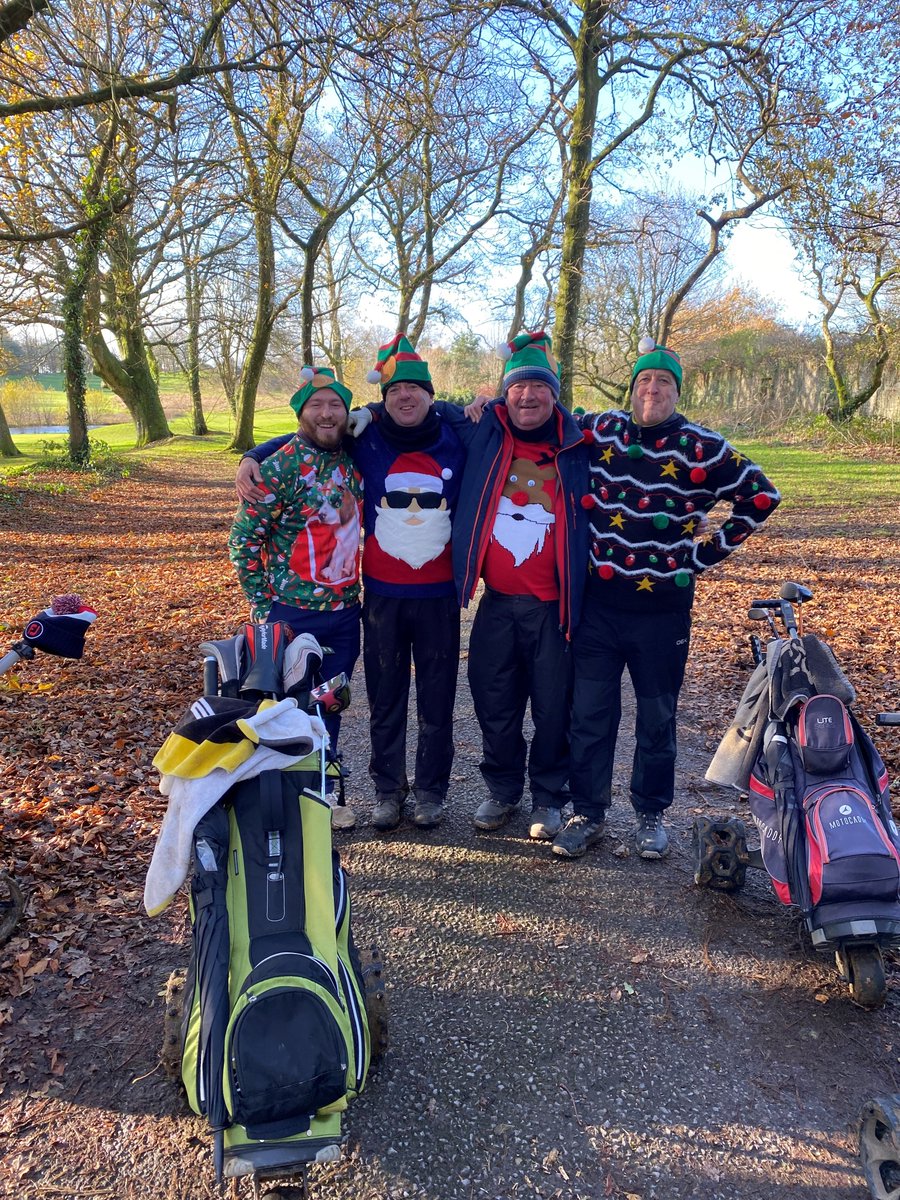 CottrellResort's tweet image. MENS CHRISTMAS BASH!🎄⛳️
On Saturday, 80 of our Men's Section enjoyed the sunshine to take part in the Men's Christmas Bash on our Mackintosh Course.
Congratulations to the winning Four Ball🎉:
Gareth Dummett, Andrew Nicholas, Jon Earley and Nick Wade! #christmasbash