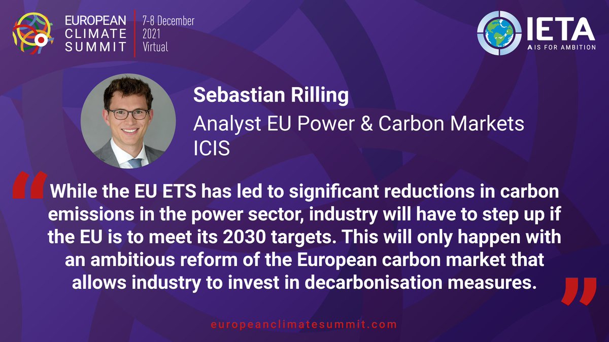 bari_rilling's tweet photo. #EUA prices have increased from €30 to €80/t this year alone. I will discuss drivers, impacts and the resilience of #EUETS with @i_sorhus, @MCL1965 and @BenJGarside on @IETA's roundtable on Wednesday. Register here: https://t.co/vSkoZBRplR

#OCTT @ICISOfficial @ICIS_energy https://t.co/cW1s7PmwMV