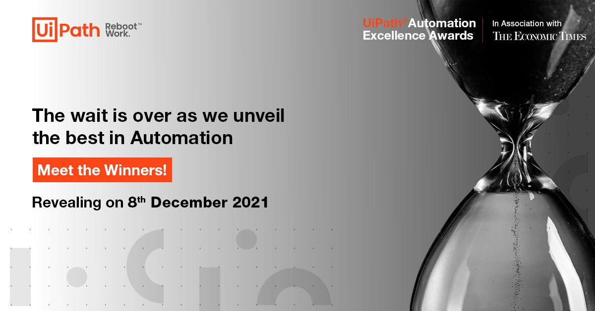 pradeepshivs's tweet photo. Excited to meet the winners of the @UiPath Automation Excellence Awards 2021?

Catch them here on December 8 - https://t.co/xz7w32cAH1 

@AnilBhasin_ 

#RPA #automation #AI #uipathawards https://t.co/I3LSmiiSfG