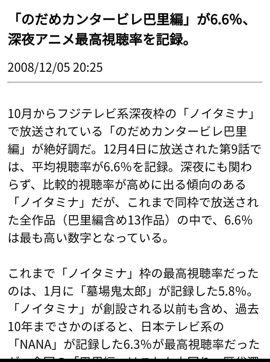 鬼滅の刃 遊郭編 深夜アニメの常識を打ち破る視聴率９ ２ のだめ超え 深夜のサザエさん Togetter