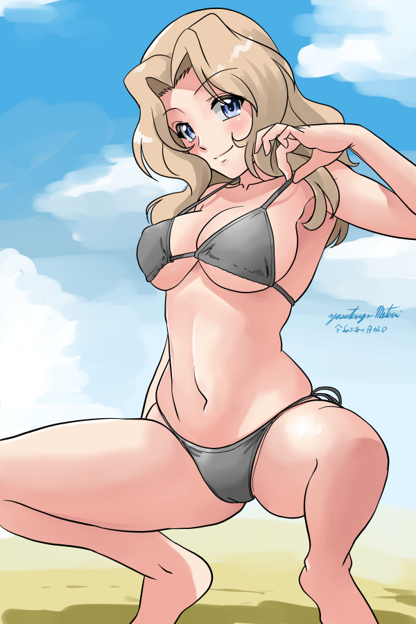 #今年もあと1ヶ月になりましたが画力がどうなったか見てみましょう
ガルパンワンドロおケイさん編 