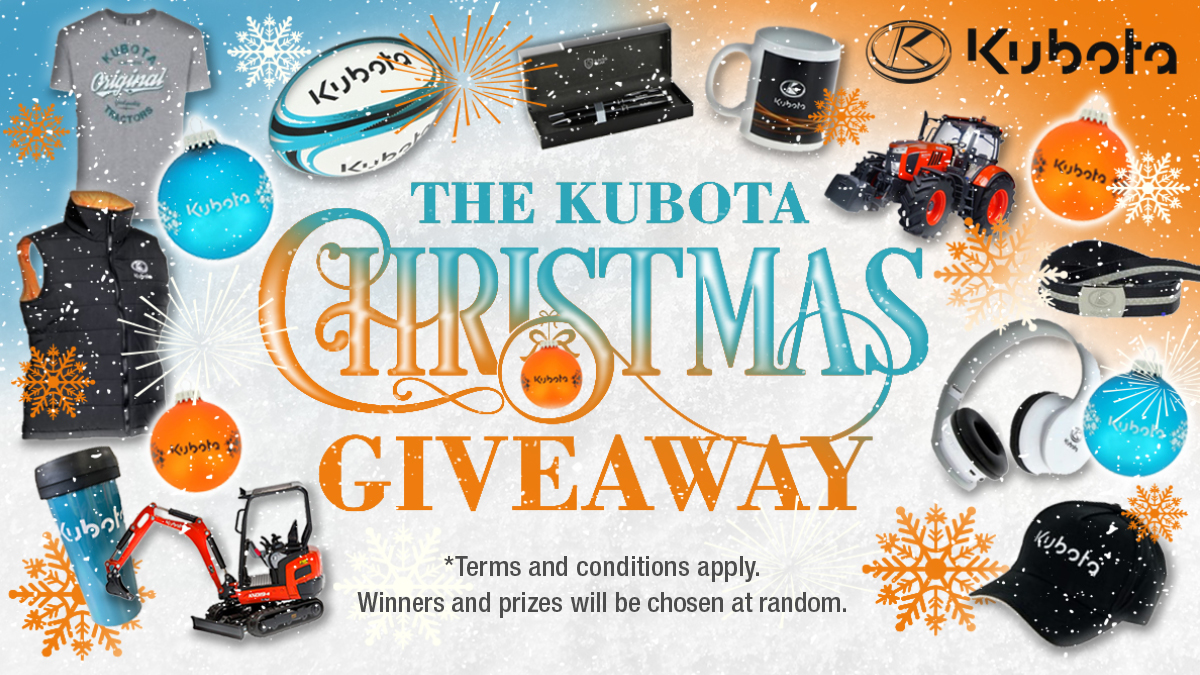 KubotaUK's tweet image. The #KubotaChristmasGiveaway is here 🎄 We're giving 11 lucky people the chance to win #Kubota merchandise! 👏 
All you have to do is tag a friend in a reply to this tweet to be in with a chance of winning one item in the image below 👇
Good Luck! 
T&amp;amp;C's: epr.ms/3G897Hw