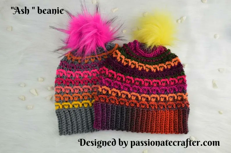 knithacker's tweet photo. Crochet a Colorful and Truly Unique 'Ash' Beanie: 👉 https://t.co/qLRHLn8owK #crochet #handmade #diy https://t.co/rKn4EEhjoS