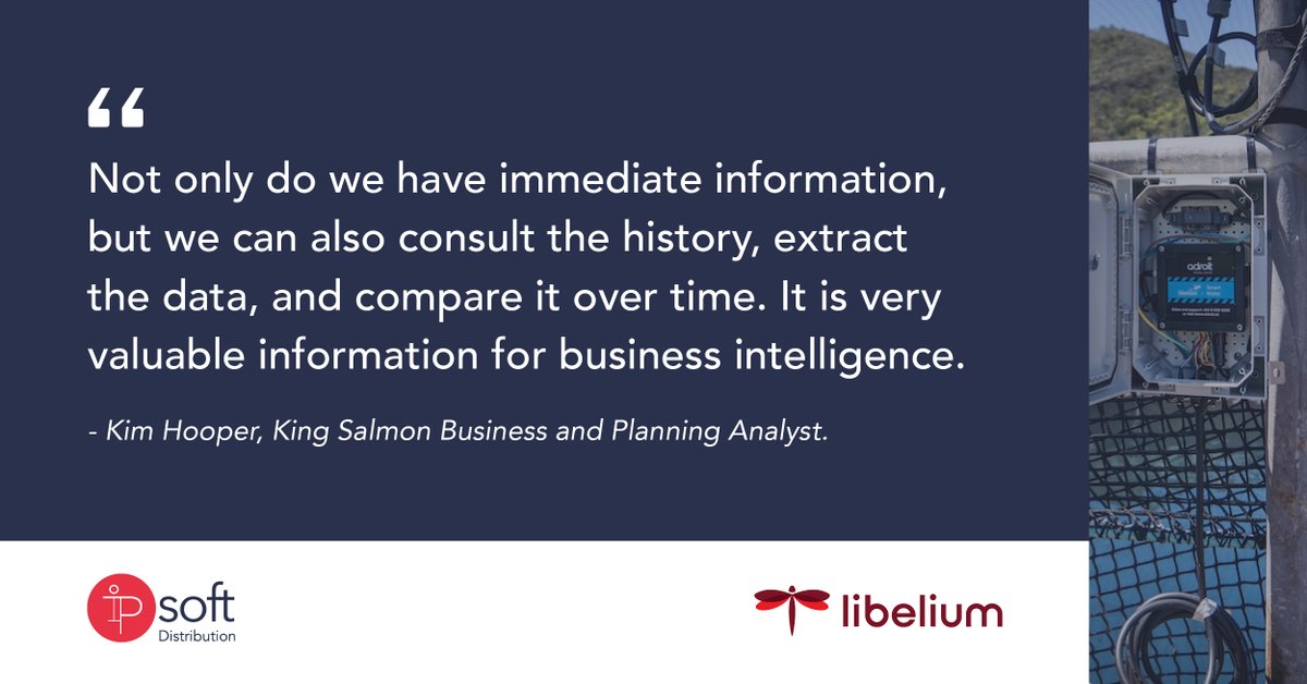 IPsoft_SA's tweet photo. The Smart WaterXtreme measures the salinity &amp; temperature of the water when the salmon are being fed. This data helps salmon farmers to do their jobs well in the present but also gives them the data they need to ensure future success. Read: https://t.co/R9DtTXeYbt
#IoT
#Libelium https://t.co/uVRUv7zHwL