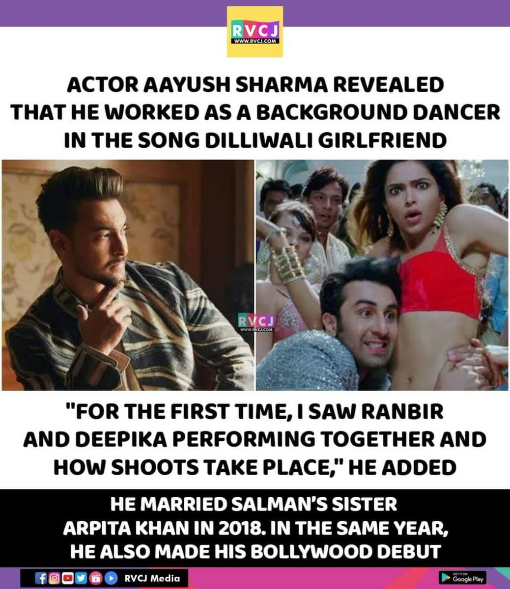 rvcjmovies's tweet photo. Background Dancer

#ayushsharma #antim #dilliwaligirlfriend #backgrounddancer #yejawanihaideewani #ranbirdeepika #rvcjmovies https://t.co/atSaqredrP