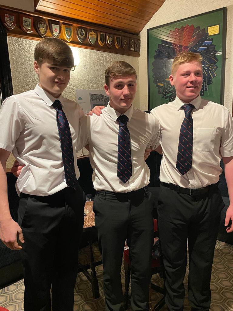 Well done to our Under 16 lads Tom Davis, Cameron McGowan & Archie Kennedy. Already playing for @stmarys_college 1st XV, they represented @lancashirerugby on Sunday. #proud