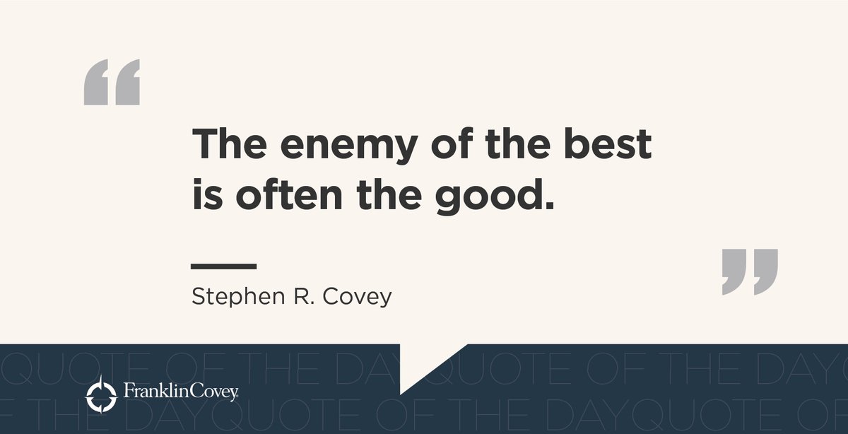 What motivates you to give your best at work and at home? Let us know your thoughts! #Priorities #Focus #FranklinCovey #Quotes #LeadershipDevelopment