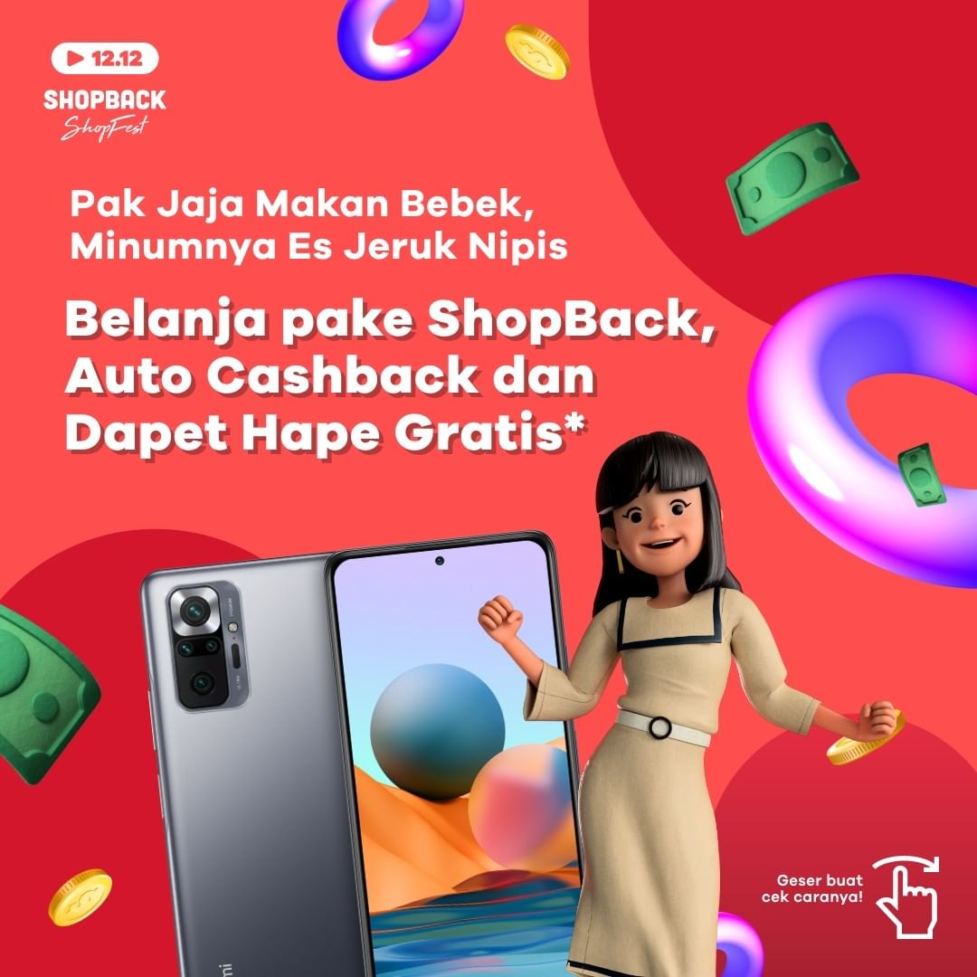 ShopBackID's tweet photo. Belanja pake ShopBack udah pasti auto cashback dan bisa dapet HP gratis* juga, loh๐คฉ๐คฉ Gak percaya? Cek gambar di bawah!
Jangan di tunda-tunda lagi, buruan download sekarang: https://t.co/DGlkOVwvnE dan mulai belanja!
#MulaidariShopBack #Cashback #ShopBack #ShopBackShopFest https://t.co/OpYnPctGKS
