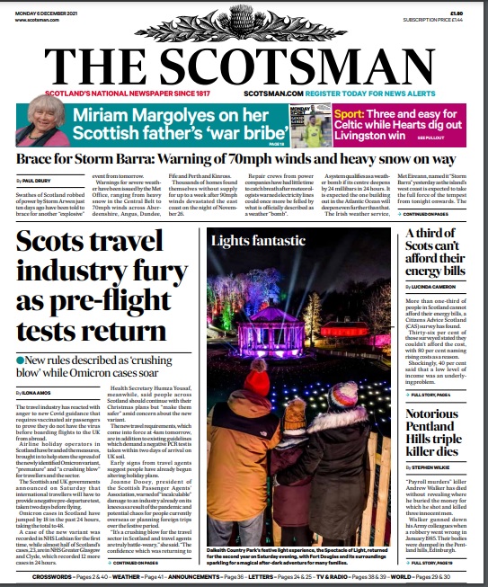 TheScotsman's tweet photo. Today's @TheScotsman front page #buyapaper https://t.co/HE28sJuSD0