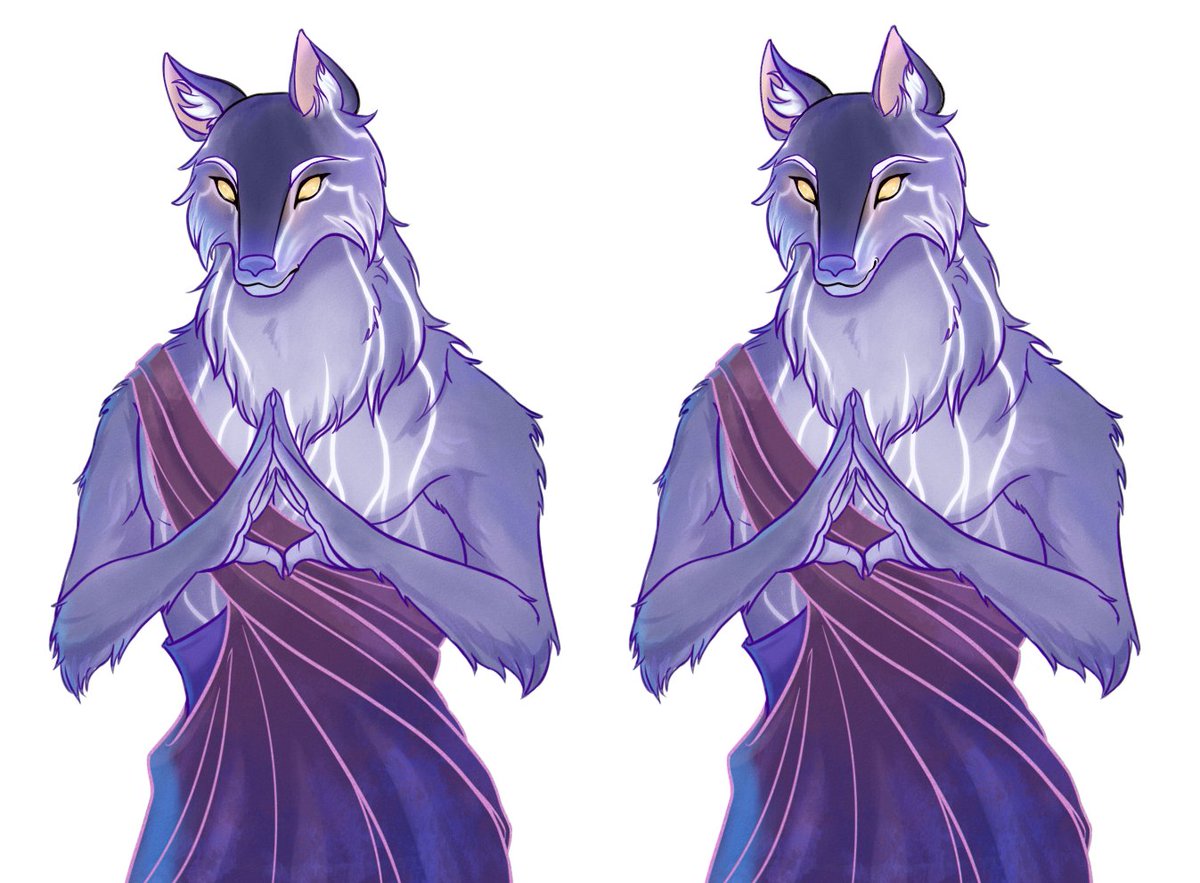 Druidickats's tweet image. Tired and yeeting this out into the void

Not me spending the last several days making (fan)sprites for a fictional tarot character in #thearcana. Here's The Moon, based on my HCs about the character. 
#thearcanagame #tarot #werewolf #visualnovel