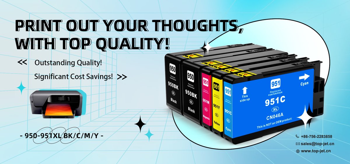 TopjetTech's tweet photo. Here is the time-saving tip to help you get the most out of your day!
We have outstanding #quality, reasonable #price, perfect #service, and full of #variety. We look forward to your work with us together for a better #future!

#Topjet #printing #print #toner #cartridges #inkjet https://t.co/jFvhxTR4Yh