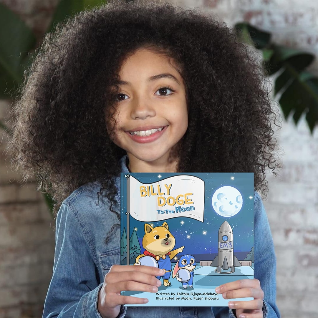 CryptoniansW's tweet photo. In our online #Poll 72% voted that #BillyDoge will make it to the moon. Find out in Jan 2022 if he does😉. #dogecointothemoon #crypto #dogecoin #ChildrensBooks #bookseries #dogearmy #cryptocurrencies #CryptoNews #writers #illustration #memecoin #dogememes  #cryptolife #ElonMusk https://t.co/M4E8fFVLnM