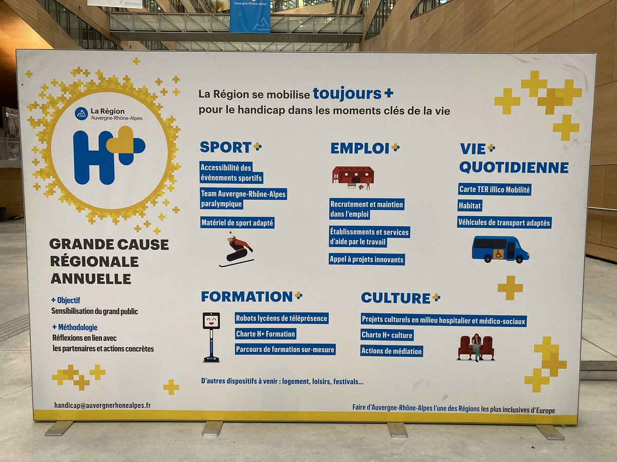 CharlydeLaLonde's tweet photo. Sport et handicap, thème du #ForumExtra2021, l'évènement annuel des acteurs du handicap de la Région @auvergnerhalpes. 
@SandrineChaix et @mariealefur 
introduisent la journée en insistant sur le rôle social du sport, vecteur d’inclusion en valorisant les compétences. https://t.co/4R6CEBjatH