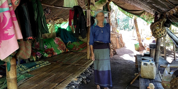 RvlBurma2's tweet photo. 🧵1 Refugee women in #Karenni State, who are living in makeshift tents in the mountains and suffering from the extreme cold of the winter months of Dec, are in critical condition and in urgent need of warm clothes, blankets, food and medicine due to the extreme cold weather. https://t.co/DS6QPuw2QI
