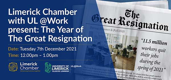 How can SMART Work contribute to Limerick as a Smart City? Join the KBS WorkFutures Lab in conversation Tuesday at 12pm limerickchamberie.chambermaster.com/eventregistrat…
@UL @BusinessAtUL @ULatWork @LimerickChamber @Smart_Limerick #kbsworkfutureslab #newwaysofworking #futureofwork