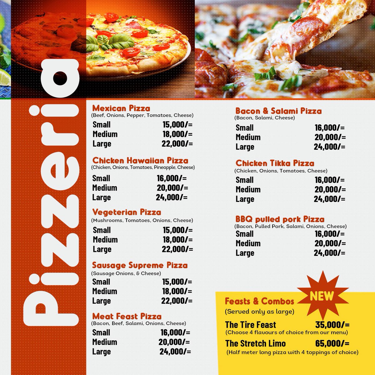 EuniezKitchen's tweet photo. Pizzeria menu.
#pizza #lunch #DoubleMonday https://t.co/BVHom370NV