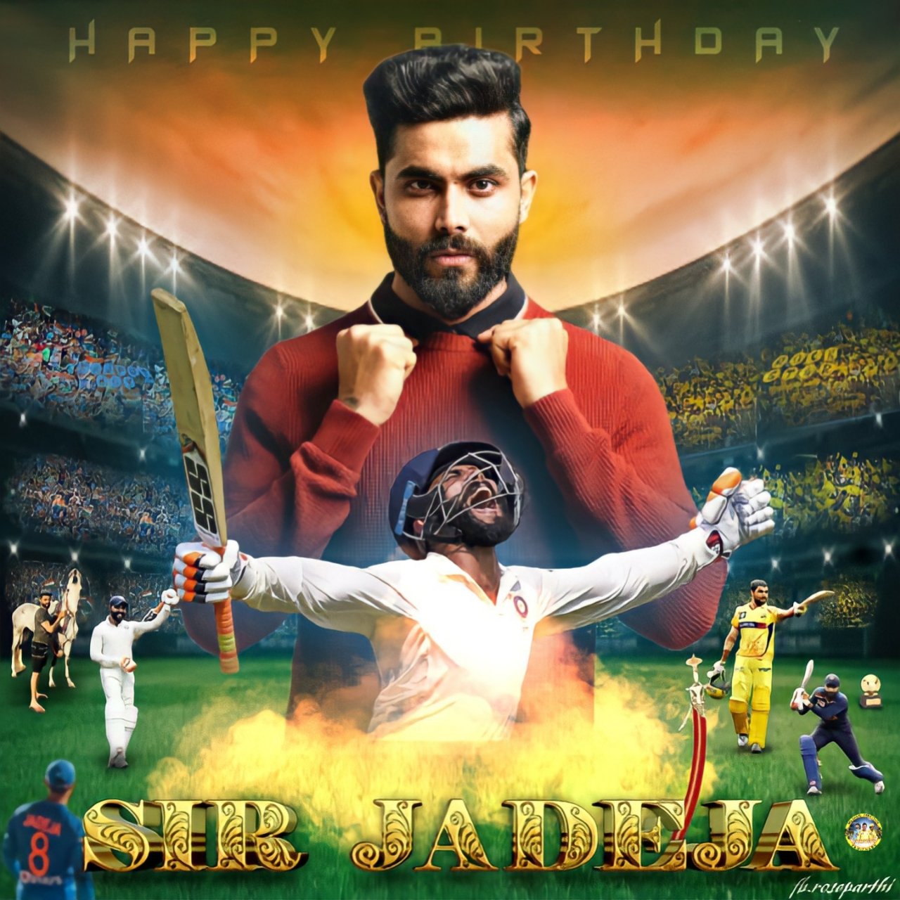 Happy birthday Sir Ravindra Jadeja          