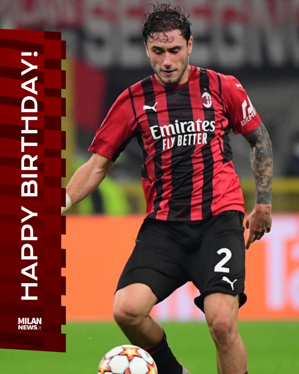 MilanNewsit's tweet photo. 2️⃣5️⃣🎂 Buon compleanno Davide!!! ❤️🖤 https://t.co/6kjbIUQL6R